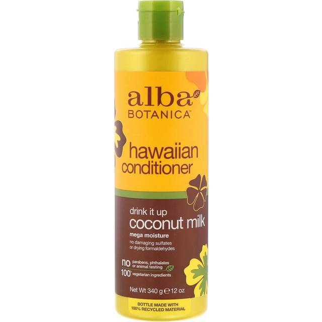 Alba Botanica, Mega Moisture Conditioner, For Dry Hair, Coconut Milk, 12 oz (340 g)