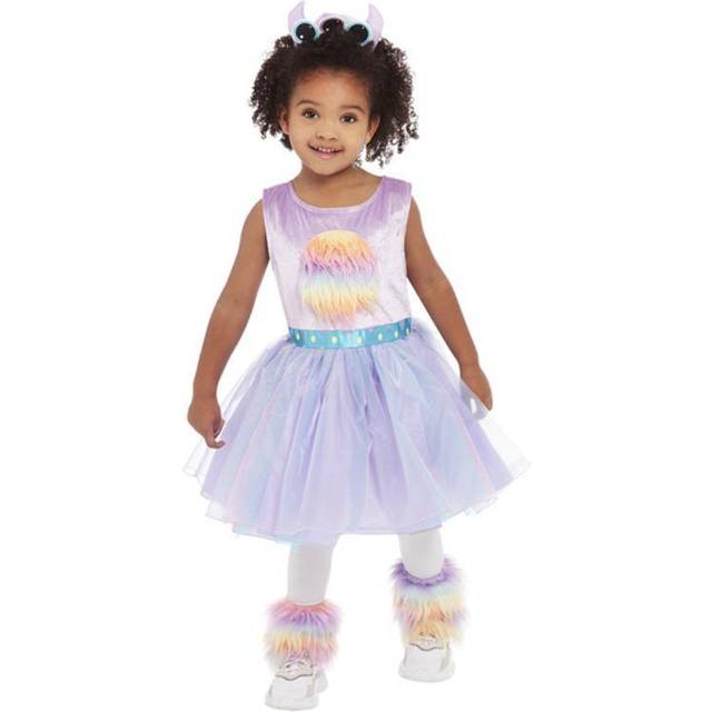 Cute monster girls fancy dress costume toddler age 3-4