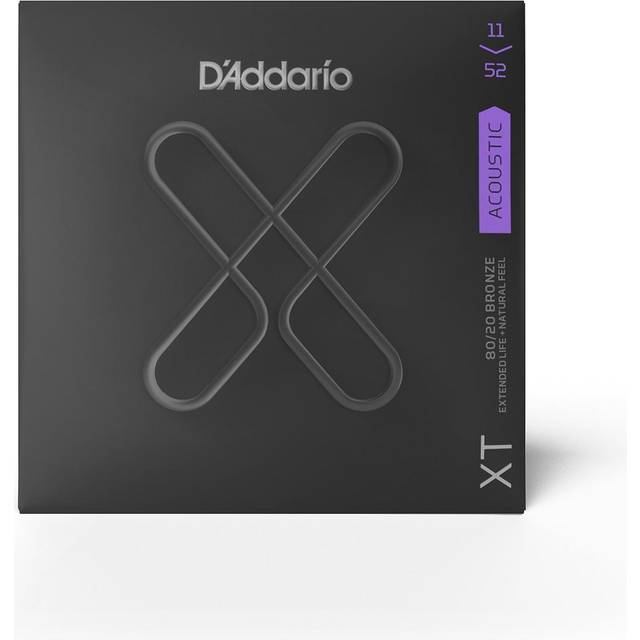 DAddario XTABR1152 XT 80/20 Bronze Acoustic Strings 11-52