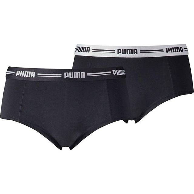 PUMA Women&#39;s Mini Short 2 Pack, Black, size Small (Small)