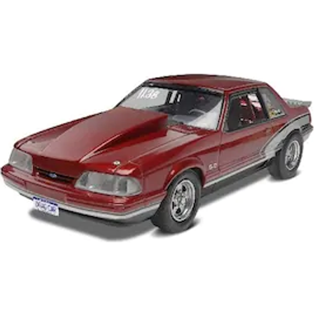 Level 5 Model Kit 1990 Ford Mustang LX 5.0 Drag Racer 1/25 Scale Model by Revell