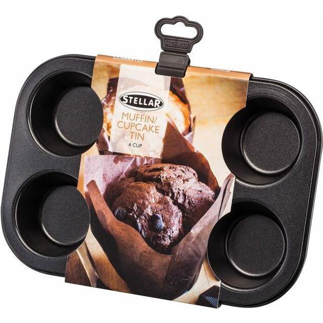 Stellar Bakeware 6 Cup Muffin Pan