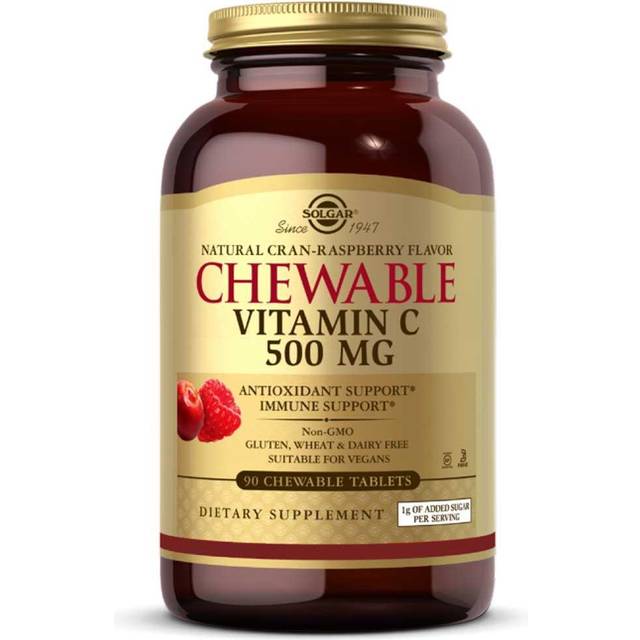 Solgar Vitamin C 500 mg tuggtabletter (tranbär/hallon)