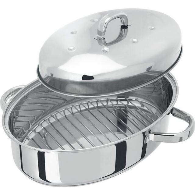 Judge, Speciality Cookware - Oval Roaster - Stainless Steel (30cm L)