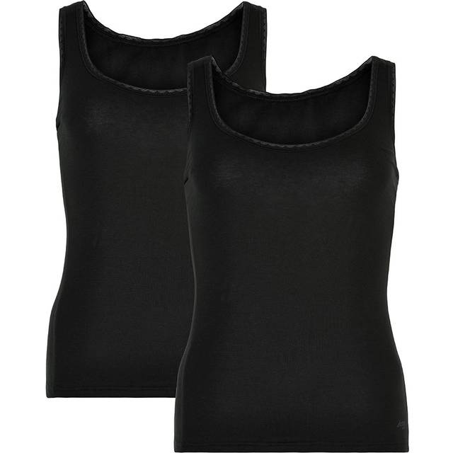 Sloggi damundertröja (2-pack), svart, XL