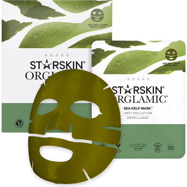 STARSKIN THE MASTER CLEANSER MASK Detoxing Sea Kelp Leaf Face Mask