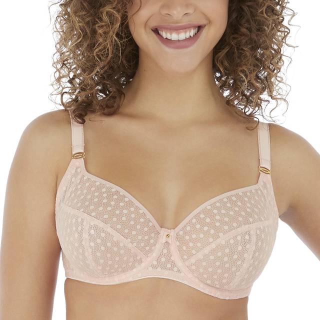Freya Starlight Rosewater Pink Side Support Balcony DD+ Bra - 28E, ROSEWATER