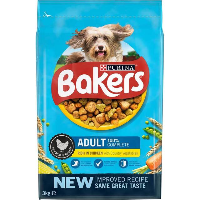 Bakers Chicken and Veg Dry Dog Food 3kg