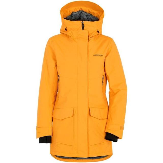 Didriksons Frida Vinterparkas Dam Golden Yellow
