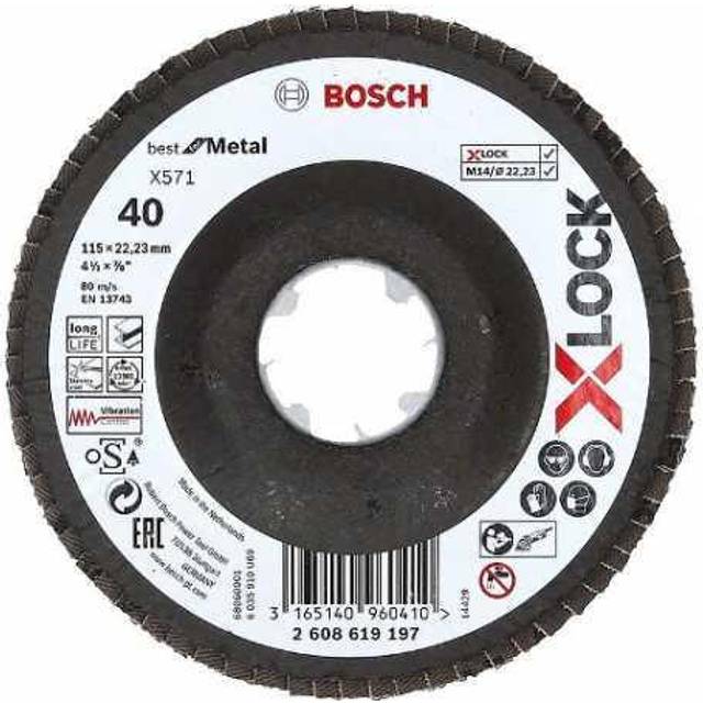 Lamellrondeller Bosch X-LOCK; 125 mm; K 80