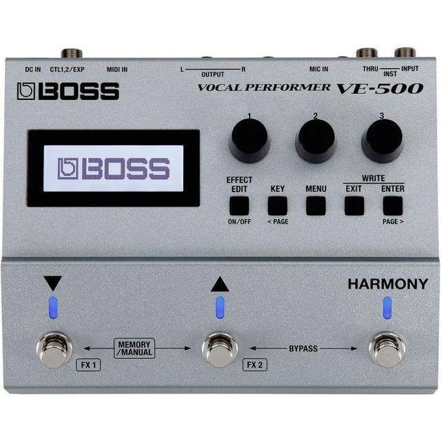 【極美品】BOSS VE-500 Buy Boss VE-500 Advanced Vocal Multi-Effects Stompbox for
