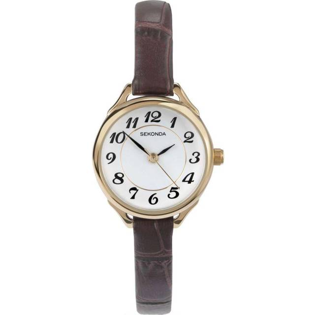 Sekonda ladies watch brown strap 4701 rrp £34.99