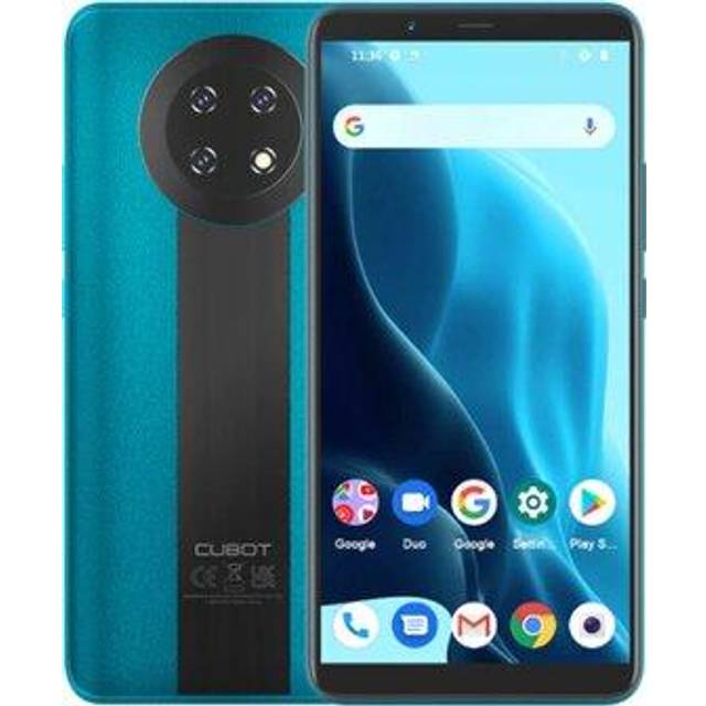 Cubot Note 9 Smartphone 5900mAh Batteri Octa Core Mobiltelefon 5,99 Skärm 3GB+32GB Telefon Trippelkamera Android 11 Dual SIM svart