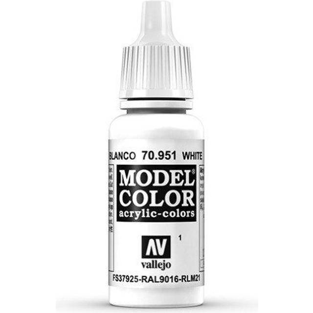 Vallejo Maling - Model Color: White - 17ml