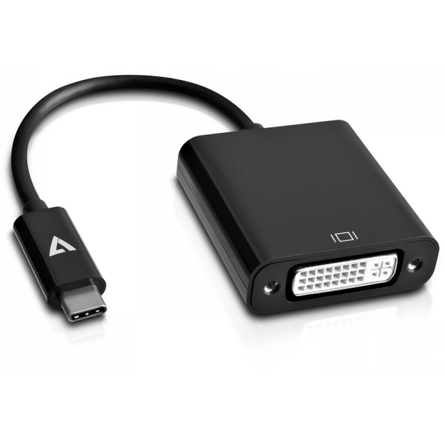 USB-C till DVI-adapter V7 V7UCDVI-BLK-1N