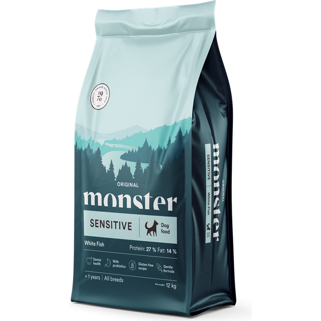Monster Dog Original Sensitive White Fish - 12 kg (12 kg)
