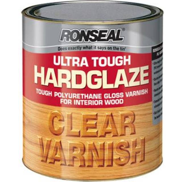 Ronseal Ultra Tough Hardglaze Internal Clear Gloss Varnish 750ml - Transparent
