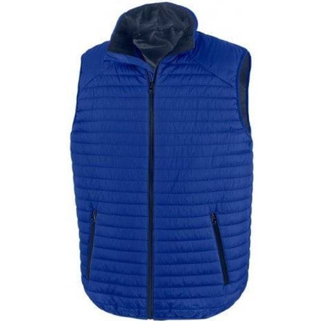 (XS, Royal Blue/Navy) Result Unisex Adult Gilet