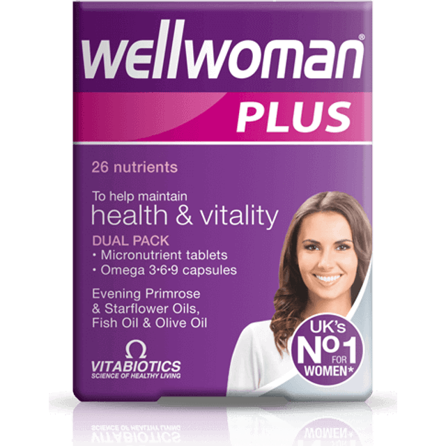 Vitabiotics - Wellwoman Plus Omega 3-6-9 - 56 Tablets