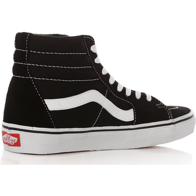 Vans Skate Sk8-Hi Trainers/Shoes, UK 8.5 Black/White