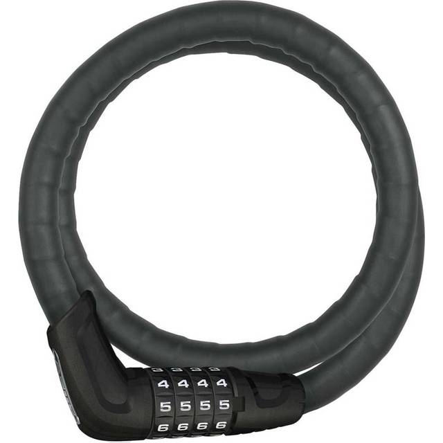 ABUS 6615C/85/15 BK Padlock, Black, One Size