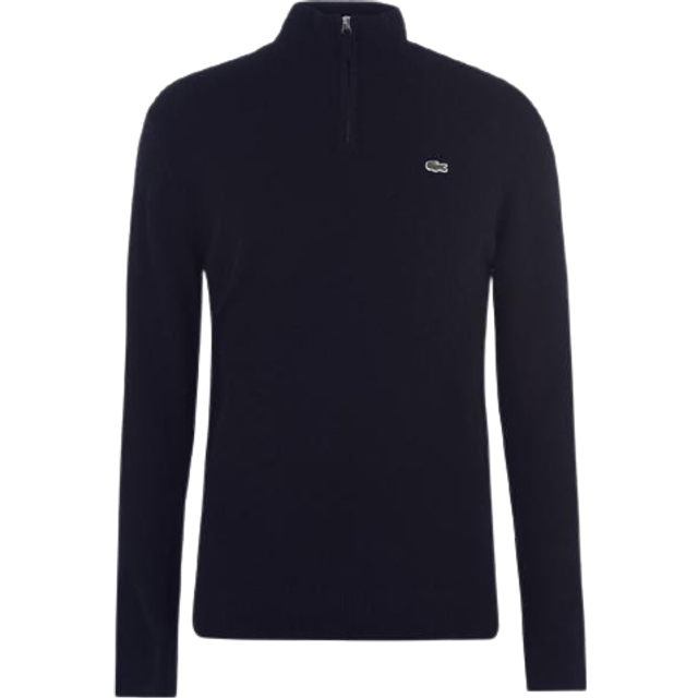 Lacoste Half Zip Knit Jumper Navy