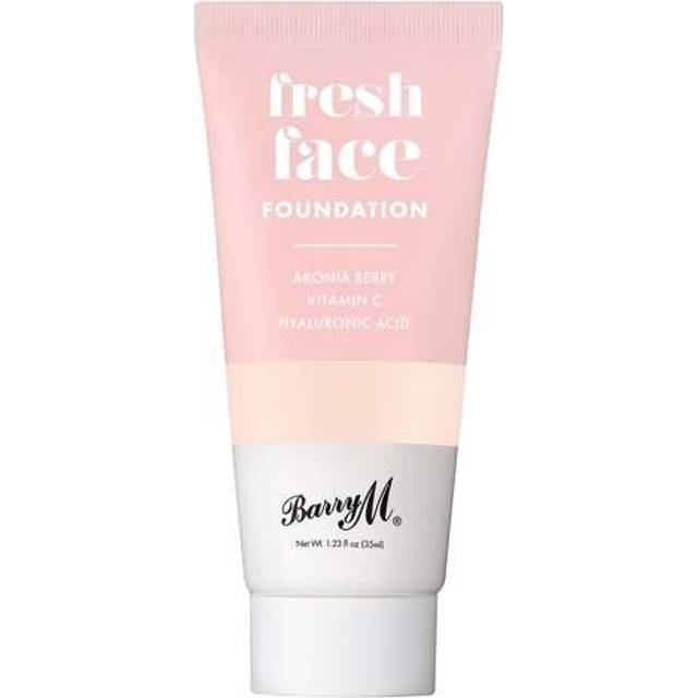 Cosmetics Fresh Face Lightweight Liquid Foundation Infused With Hyaluronic Acid And Vitamin C, Shade 1