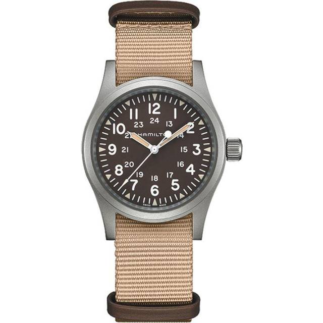 Hamilton Watch Khaki Field Mechanical D - Brown