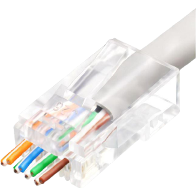 Microconnect Kon505-50ez Modular Ez Plug Rj45 8p8c Cat6