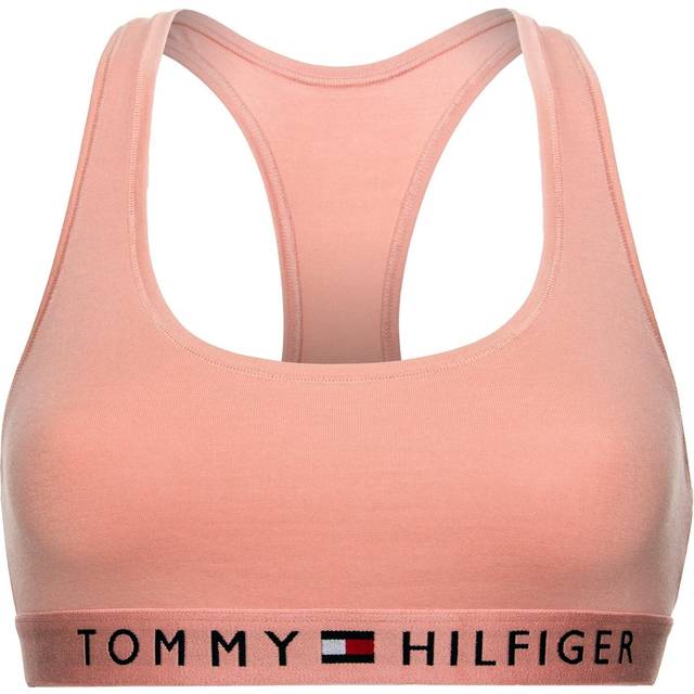Tommy Jeans Rose Tan Racer Back Bralette - M