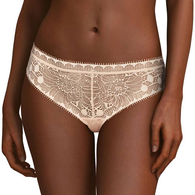 Chantelle Tanga Day to Night stringtrosor för kvinnor, Beige Dore, 36