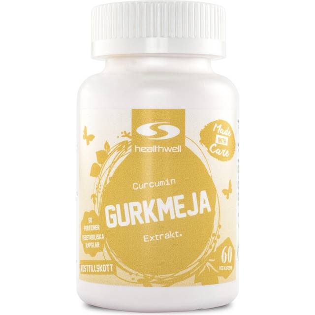 Healthwell Gurkmeja Extrakt, 60 kaps