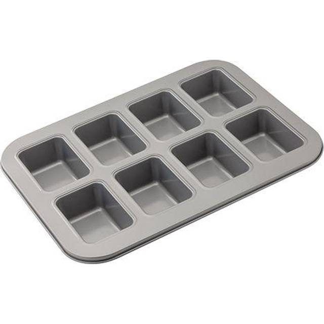 Judge Bakeware, 8 Cup Non-Stick Mini Loaf Tin, Cup Size 9 x 6 x 3cm - Black