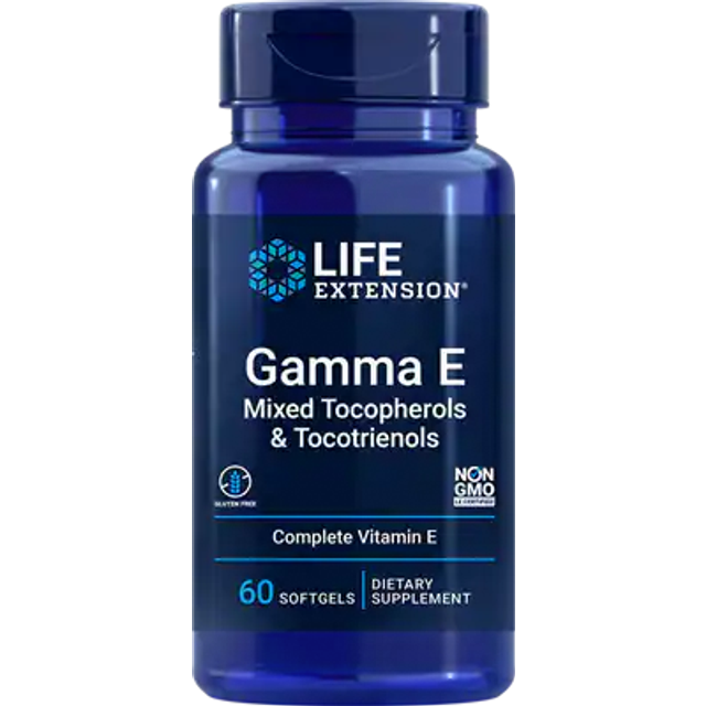 Life Extension Gamma E Mixed Tocopherols 60 Softgels