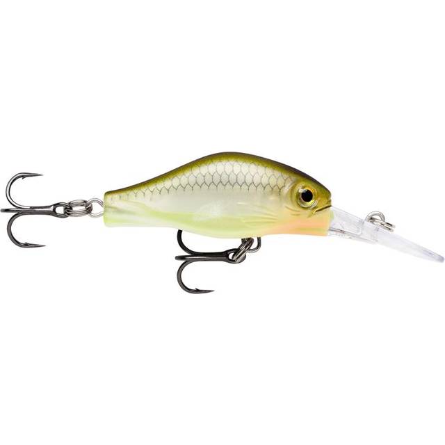 Rapala Shadow Rap Fat Jack fiskedrag - plastkonstruktion - flytande sötvattensfiskedrag - simdjup 3 m - storlek 4 cm/4 g - tillverkad i Estland - Haymaker
