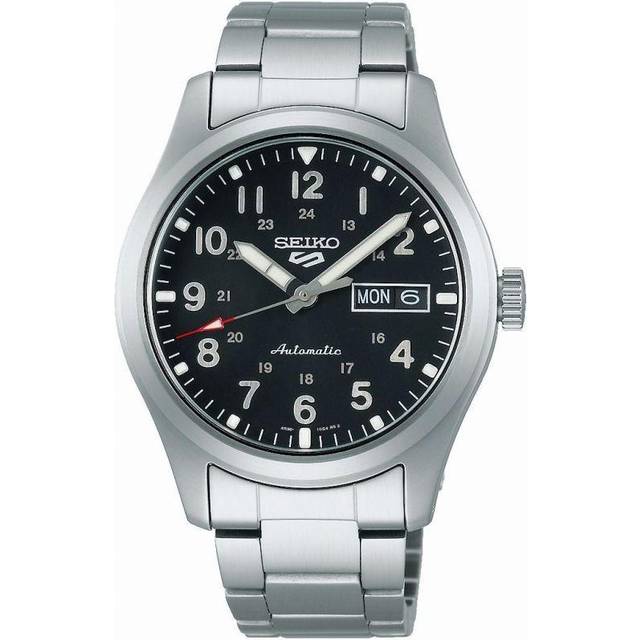 Seiko 5 Sports Field Black Dial Automatic SRPG27 SRPG27K1 SRPG27K 100M Men&#39;s Watch