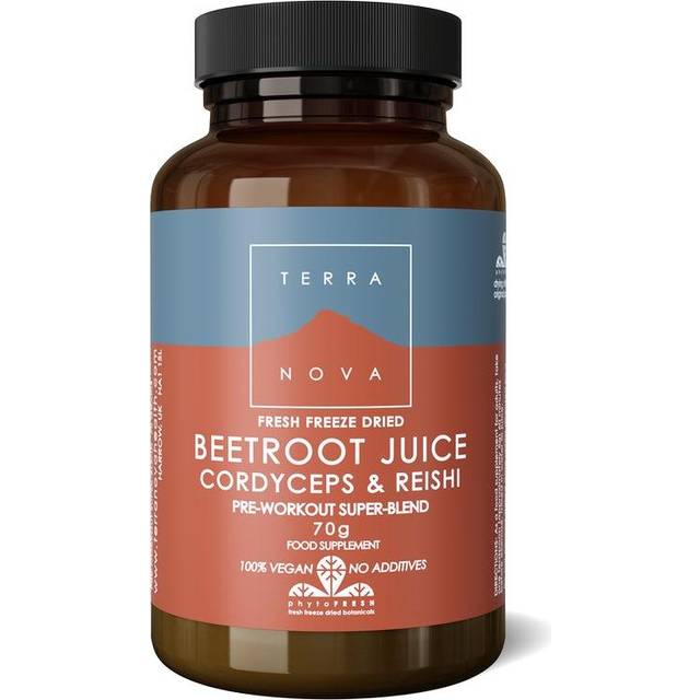 Terranova Beetroot Juice, Cordyceps & Reishi Powder 70g