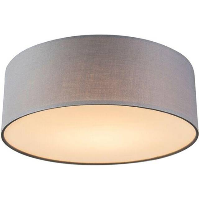 Ceiling Light Grey 30 cm Incl. led - Drum led
