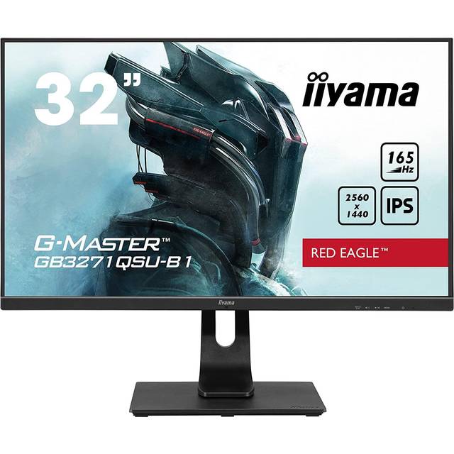 iiyama G-Master GB3271QSU Red Eagle 31.5" 1440p (QHD) Gaming Monitor - IPS, 1ms
