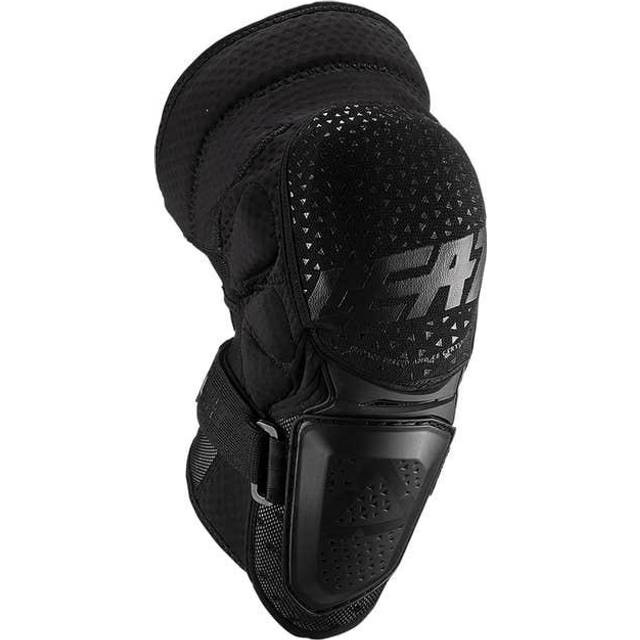 Leatt 3DF Hybrid Motocross Knee Protectors, grey-blue, Size L XL for Men