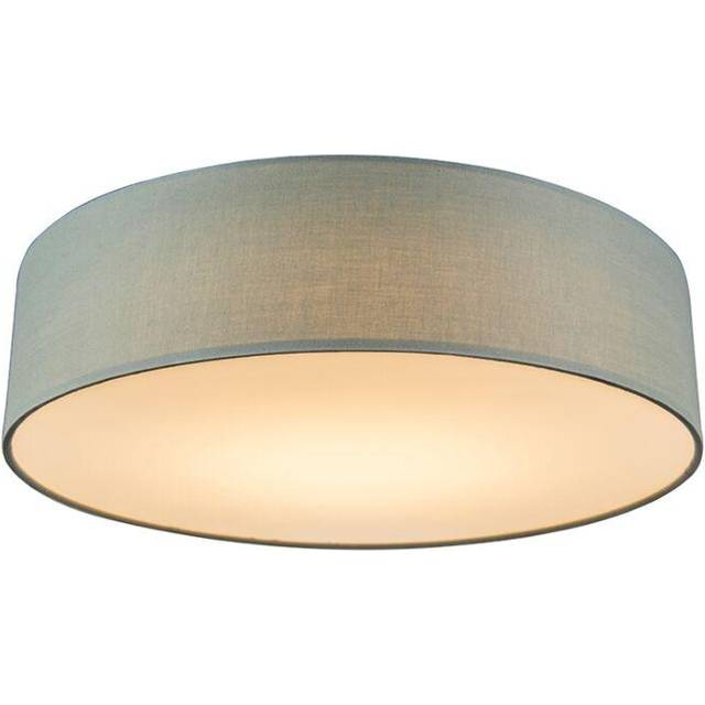 Green Ceiling Lamp 40 cm incl. led - Drum led