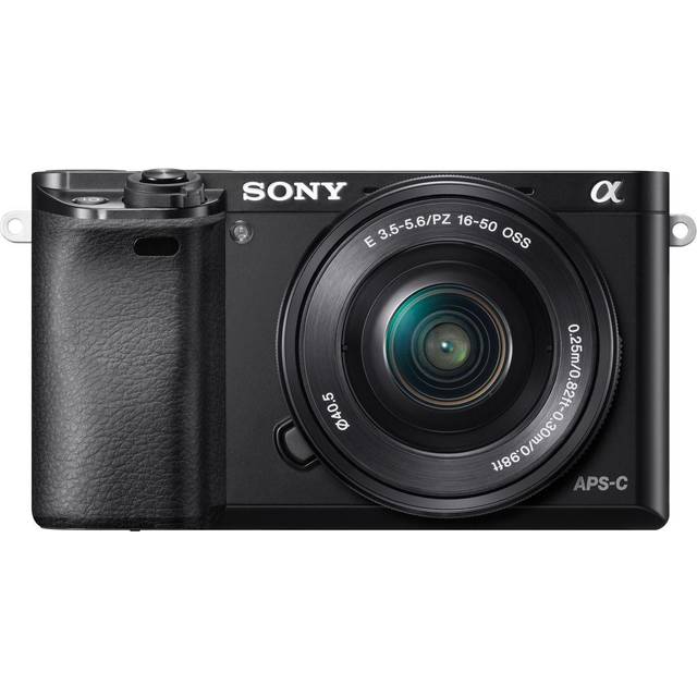 Sony Alpha a6000 Mirrorless Digital Camera with 16-50mm Lens - Black