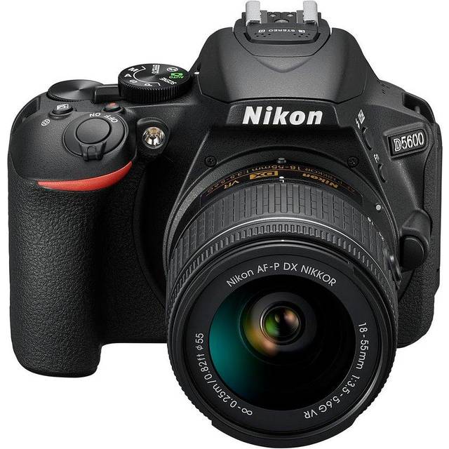 Nikon D5600 DSLR Camera & AF-P DX NIKKOR 18-55mm f/3.5-5.6G VR Lens Kit