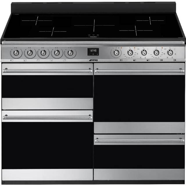 Smeg SYD4110I 110cm Symphony Stainless Steel Induction Range Cooker - Ex-Display
