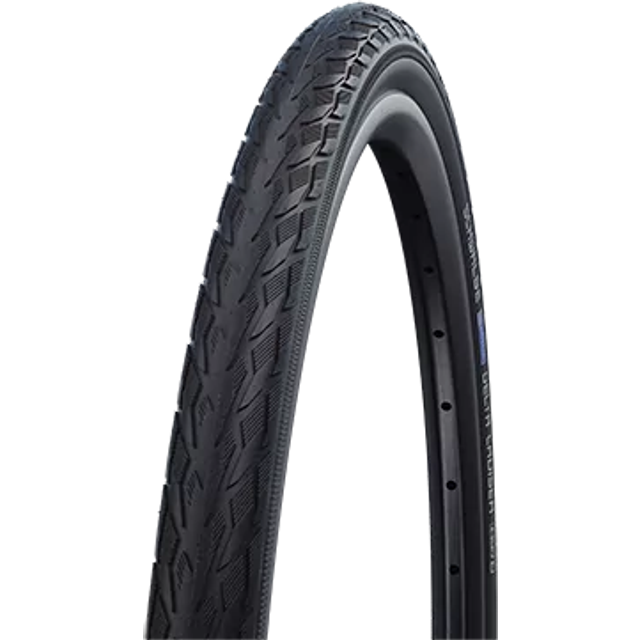 Schwalbe Cykeldäck, svart, DELTA CRUISER K-Guard, TwinSkin 37-590-TwinSkin (1)