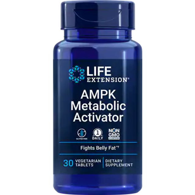 Life Extension AMPK Metabolic Activator 30 Vegetarian Tablets