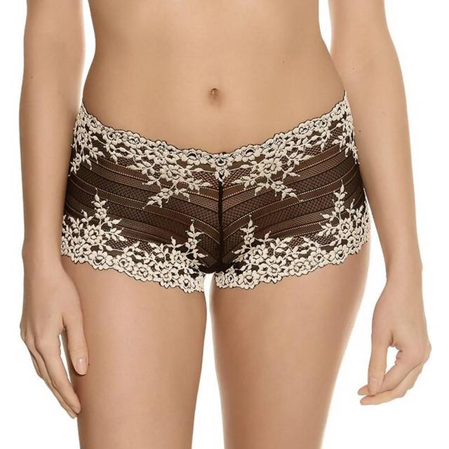 Wacoal Embrace Lace Boyshort - Black - Medium * Kampanj *