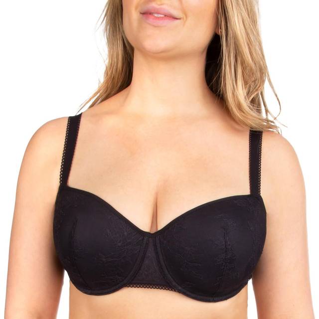 Passionata AURA, balconnet utomhus bh, damunderkläder, svart, 75D