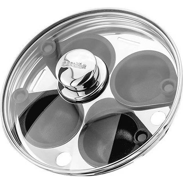 Stellar, Speciality Cookware - Egg Poacher - Stainless Steel (9.5cm H X 21cm W X 21cm D)