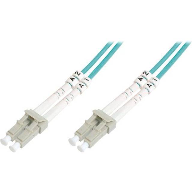 FO patch cord, duplex, LC to LC MM OM3 50/125 µ, 20m